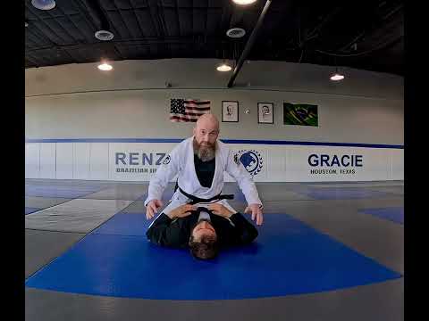 Top Mount Position for Jiu Jitsu (front view)